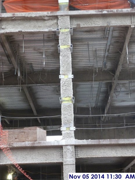 Welded clips along the column at the 2nd floor (North Elevation) (2) (600x800)